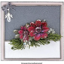 Prägeschablone, Hintergrund Ornamentik 1, 15cm x 10cm