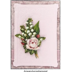 Prägeschablone, Ornamentik 8, 15,5cm x 10,5cm