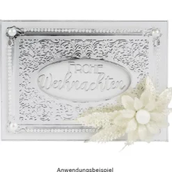 Prägeschablone, Ornamentik 8, 15,5cm x 10,5cm