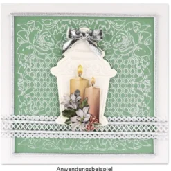 Prägeschablone, Ornamentik 10, 14,5cm x 14,5cm