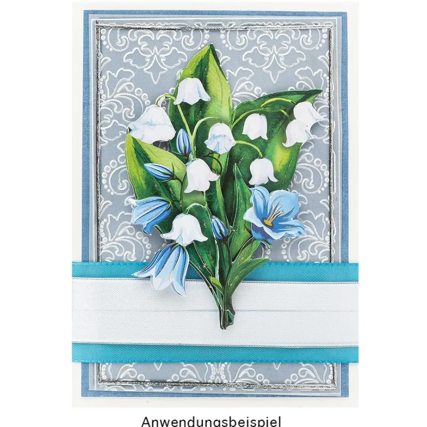 Prägeschablone, Ornamentik 13, 15cm x 10cm