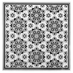 Prägeschablone, Ornamentik 19, 14,5cm x 14,5cm