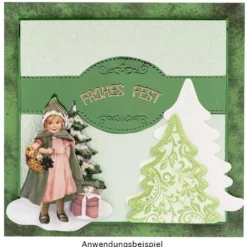 Prägeschablone, Ornamentik 9, 14,5cm x 14,5cm