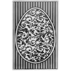 Prägeschablone, Osterei 1, 14,5cm x 9,5cm
