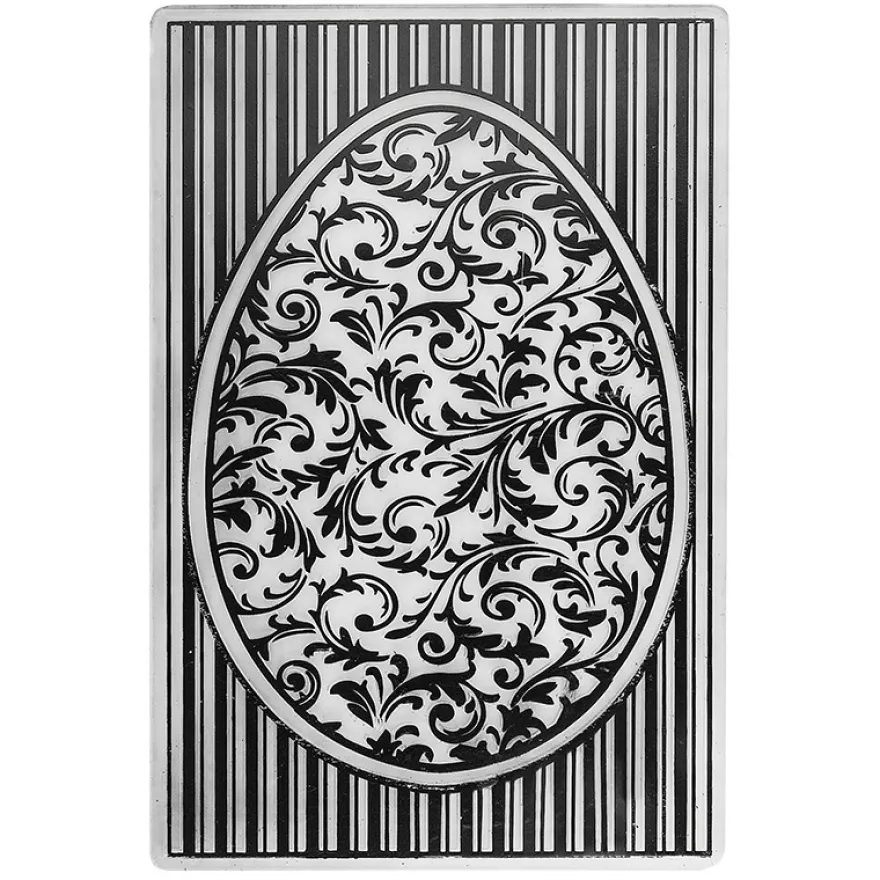 Prägeschablone, Osterei 1, 14,5cm x 9,5cm