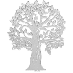 Präge-& Stanzschablone, Baum, 9,4cm x 11,4cm