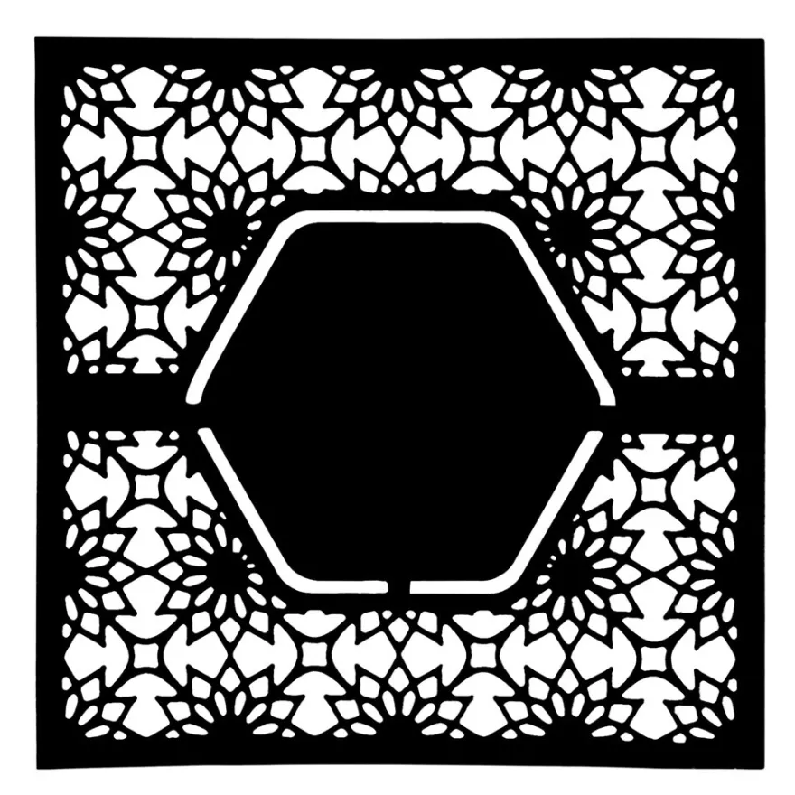 Präge-& Stanzschablonen, Aufstellkarte, 13,6cm x 13,6cm