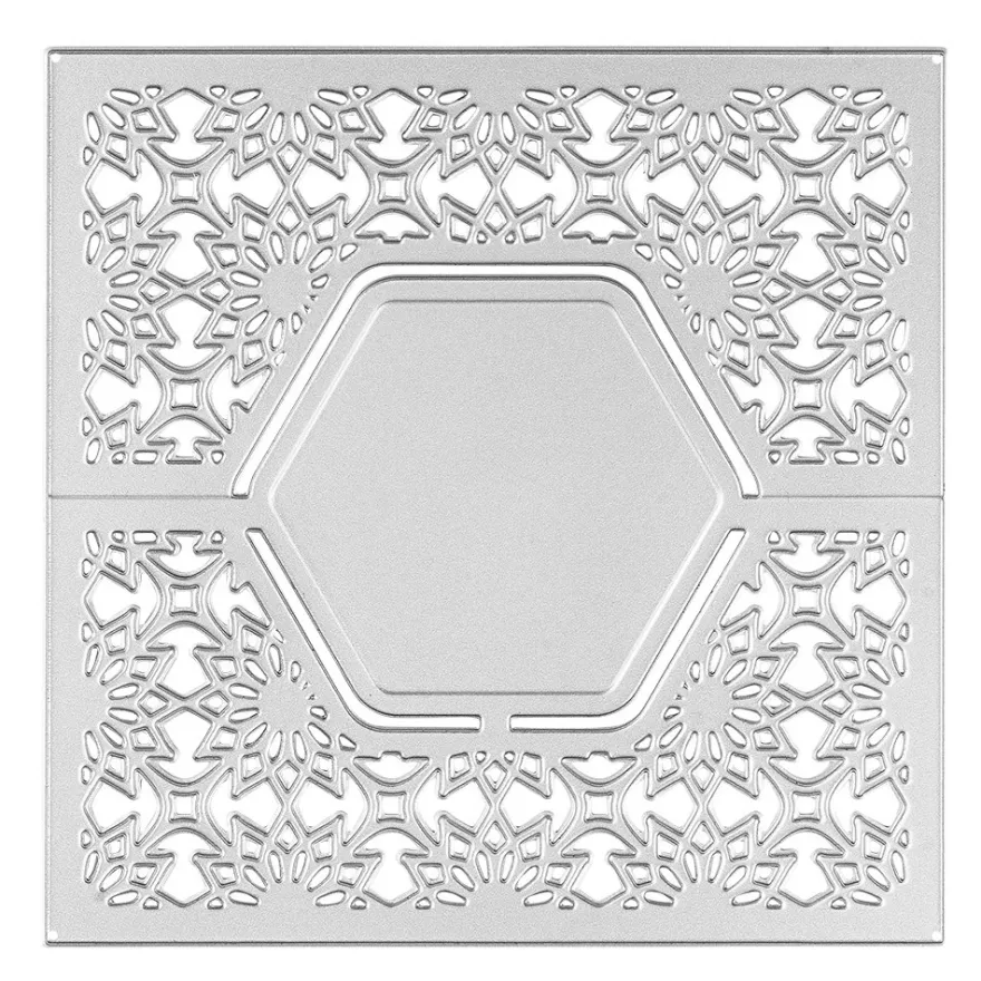 Präge-& Stanzschablonen, Aufstellkarte, 13,6cm x 13,6cm