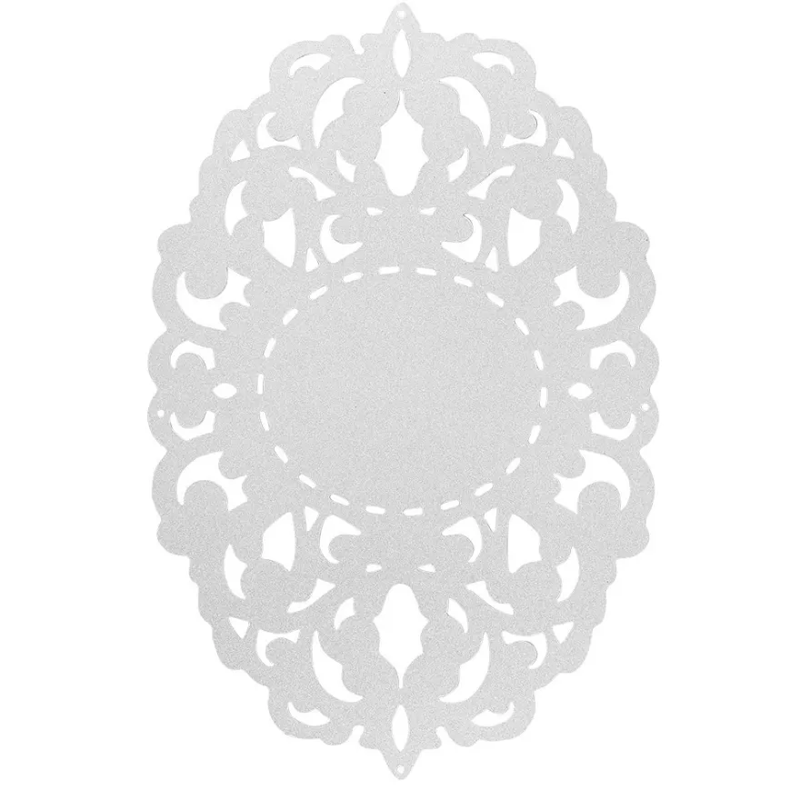 Präge-& Stanzschablone, Zierdeckchen 1, 13,9cm x 9,1cm