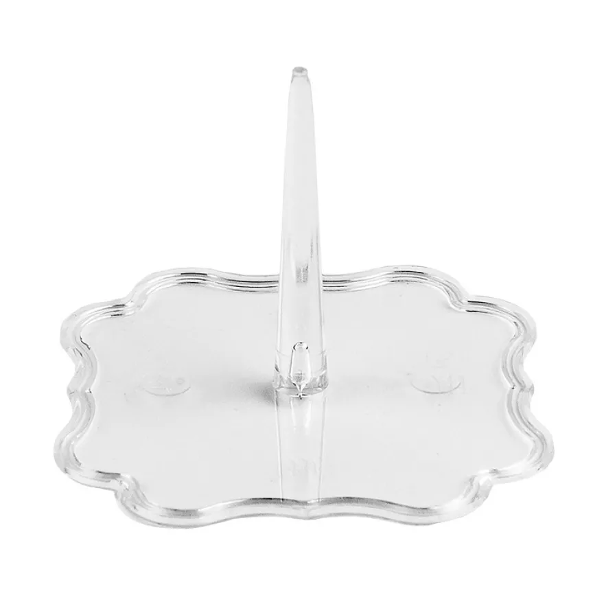 Präsentations-Ständer, Ø 5cm, 3,6cm hoch, transparent, 10 Stück