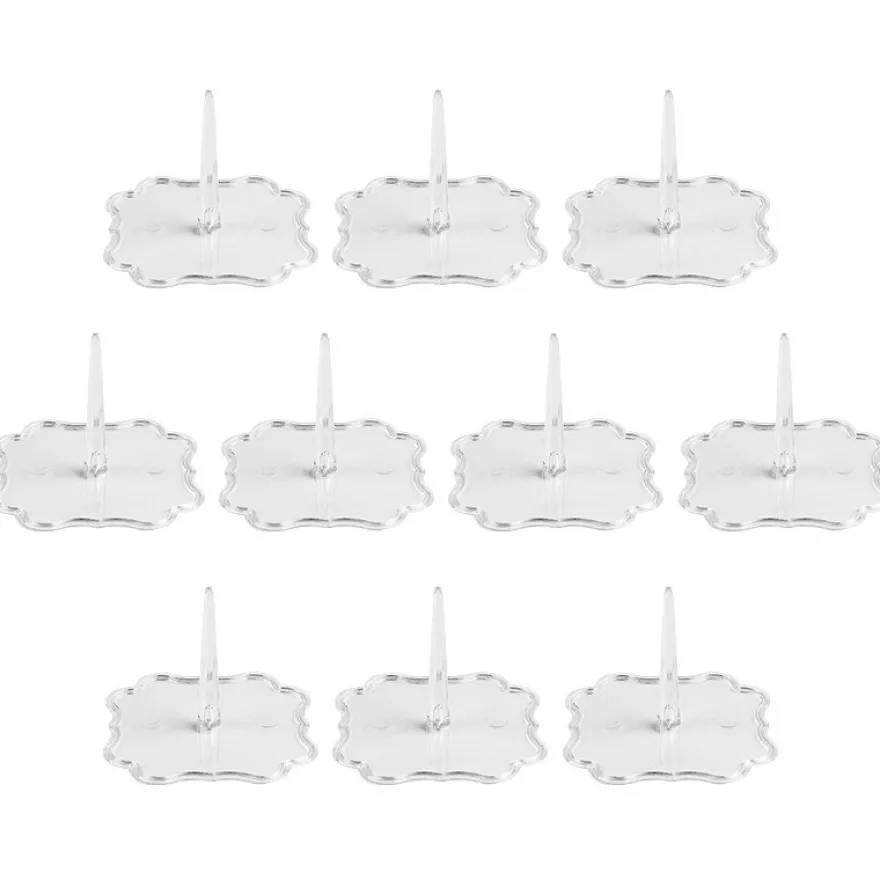 Präsentations-Ständer, Ø 5cm, 3,6cm hoch, transparent, 10 Stück