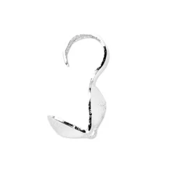 Quetschkalotten, Ø Kugel: 3mm, Länge mit Haken: 8mm, silber, 100 Stück