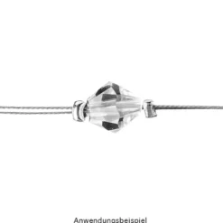 Quetschperlen, Ø 2,5mm, silberfarben, 500 Stück