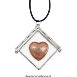 Rahmen-Anhänger, rotierend, verschiedene Designs, silber, 4 Stück