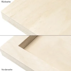 Rahmen, Holz, quadratisch, verschiedene Größen, 5 Stück