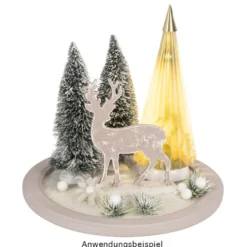 Rahmen, Holz, rund, verschiedene Größen, 4 Stück