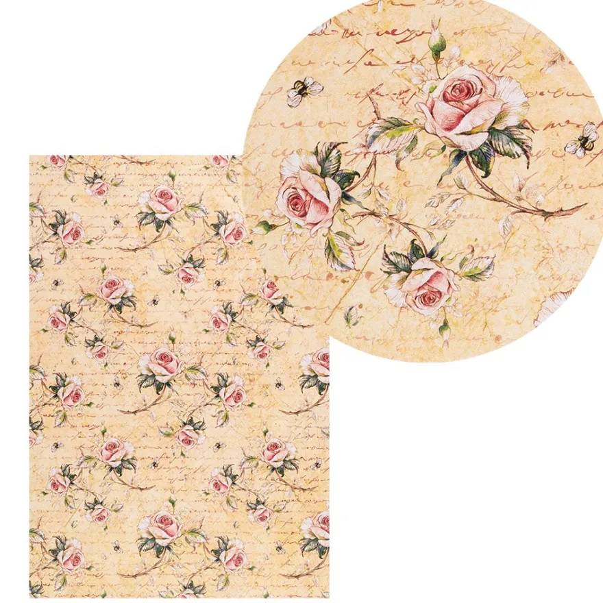 Reispapiere, Blüten 29, DIN A4, 30g/m², 2 Designs