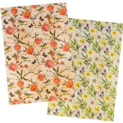 Reispapiere, Blüten 20, DIN A4, 30g/m², 2 verschiedene Designs