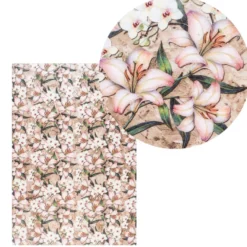 Reispapiere, Blüten 17, DIN A4, 30g/m², 2 verschiedene Designs