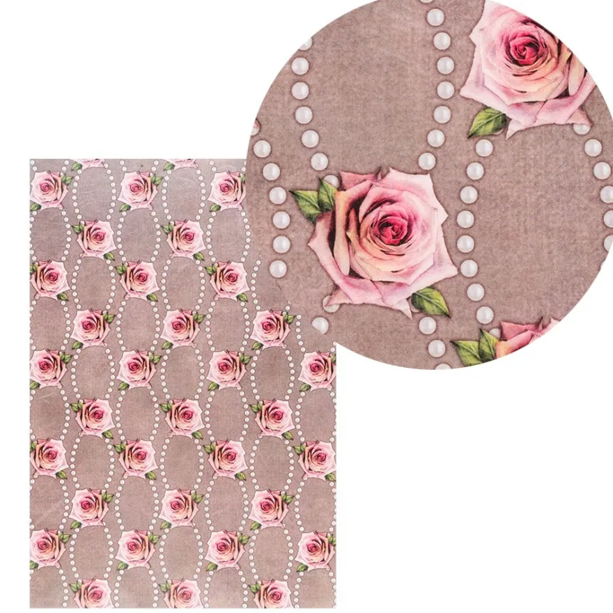 Reispapiere, Blüten 17, DIN A4, 30g/m², 2 verschiedene Designs