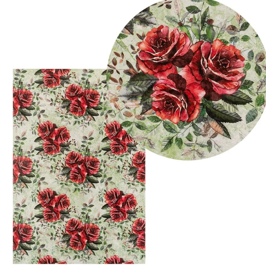 Reispapiere, Blüten 25, DIN A4, 30g/m², 2 verschiedene Designs