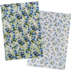 Reispapiere, Blüten 24, DIN A4, 30g/m², 2 verschiedene Designs