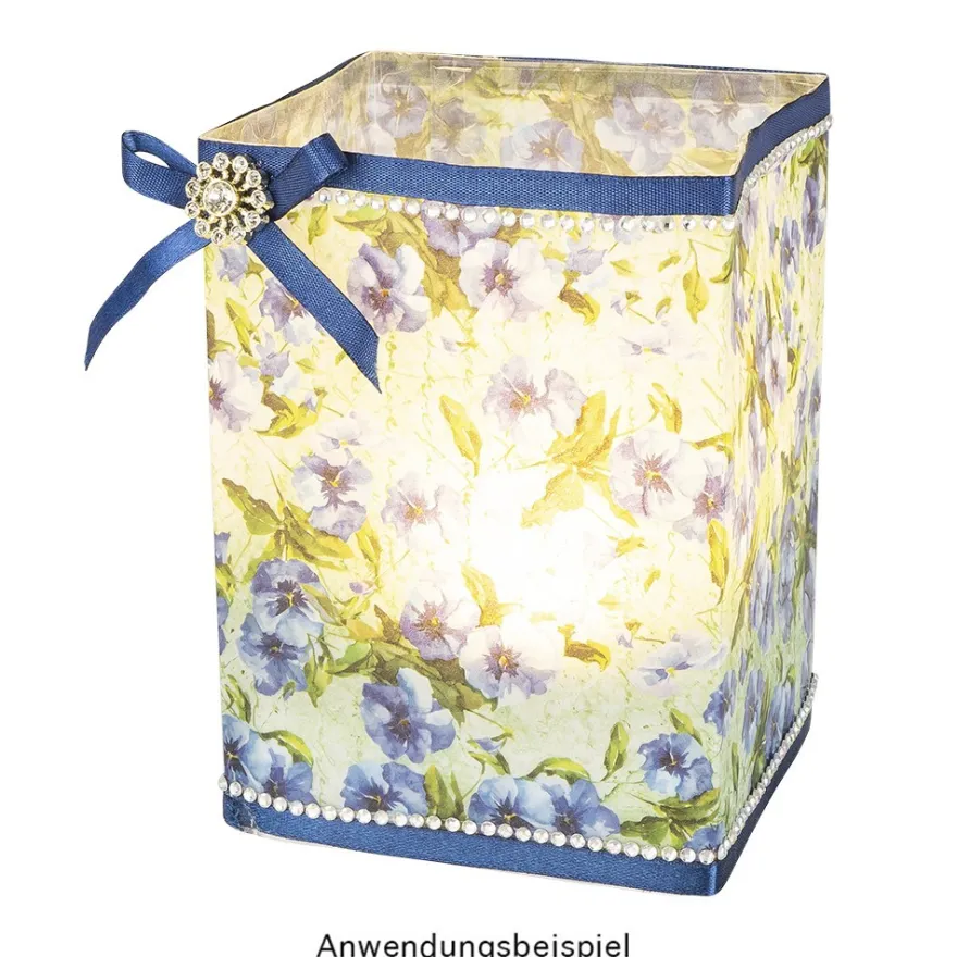 Reispapiere, Blüten 24, DIN A4, 30g/m², 2 verschiedene Designs