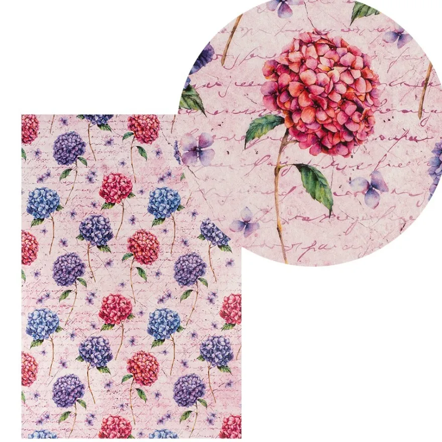 Reispapiere, Blüten 21, DIN A4, 30g/m², 2 verschiedene Designs