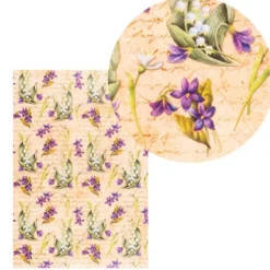 Reispapiere, Blüten 11, DIN A4, 30g/m², 2 verschiedene Designs