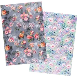 Reispapiere, Blüten 15, DIN A4, 30g/m², 2 verschiedene Designs