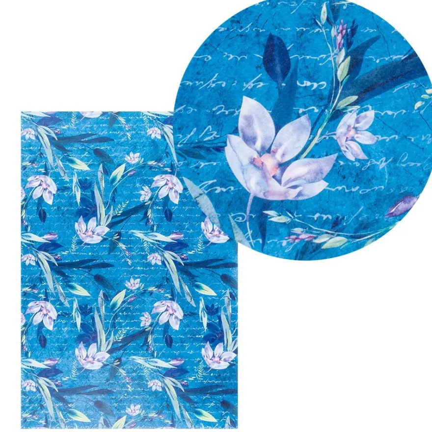 Reispapiere, Blüten 10, DIN A4, 30g/m², 2 verschiedene Designs