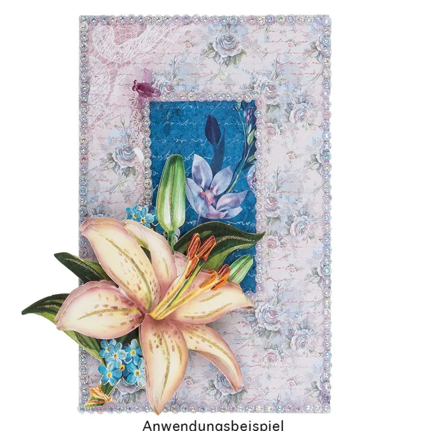 Reispapiere, Blüten 10, DIN A4, 30g/m², 2 verschiedene Designs