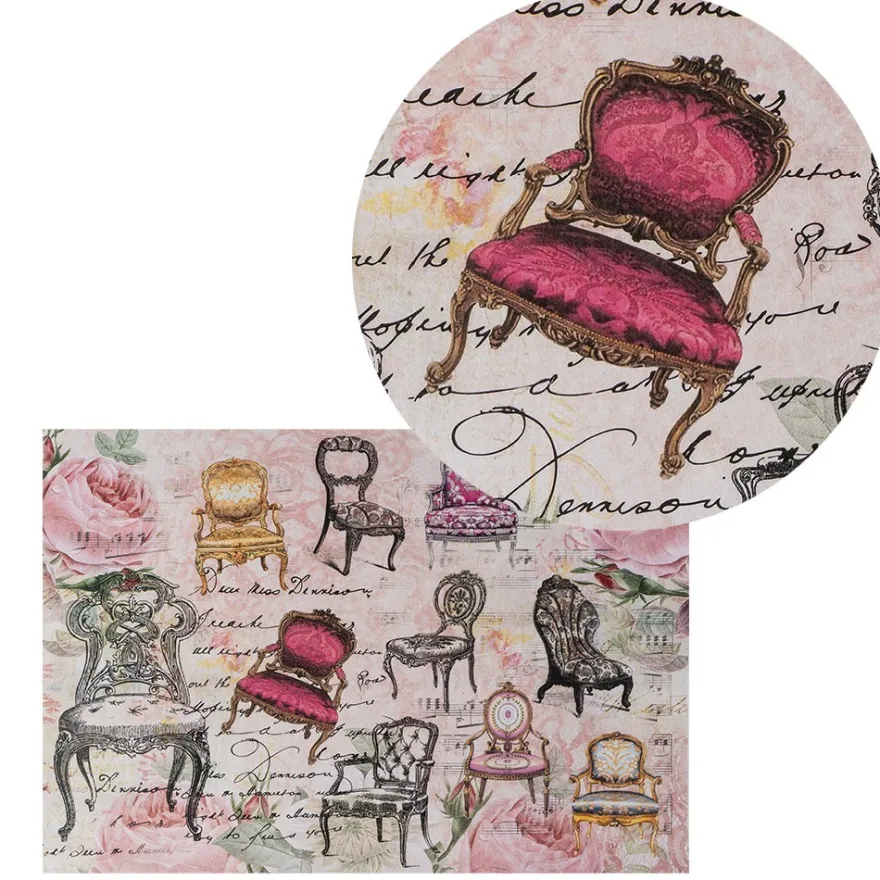 Reispapiere, Nostalgie 14, DIN A4, 2 Designs