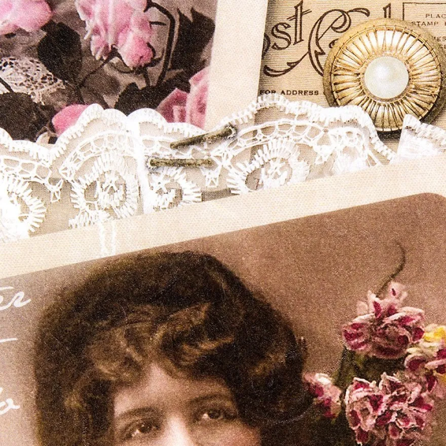 Reispapiere "Vintage 8", DIN A4, 2 Designs