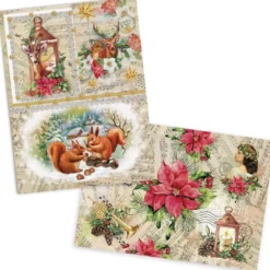 Reispapiere, Weihnachten, DIN A4, 2 Designs
