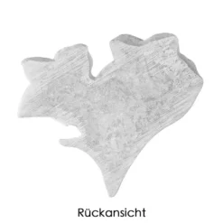Relief-Blüten, 10er Set, weiß
