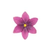 Relief-Blüten, pink, 20 Stück