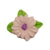 Relief-Blüte, Steinharz, Ø 2,5 cm, 10er Set