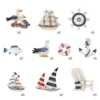 Relief-Figuren, maritim, 10 Designs, 50 Stück
