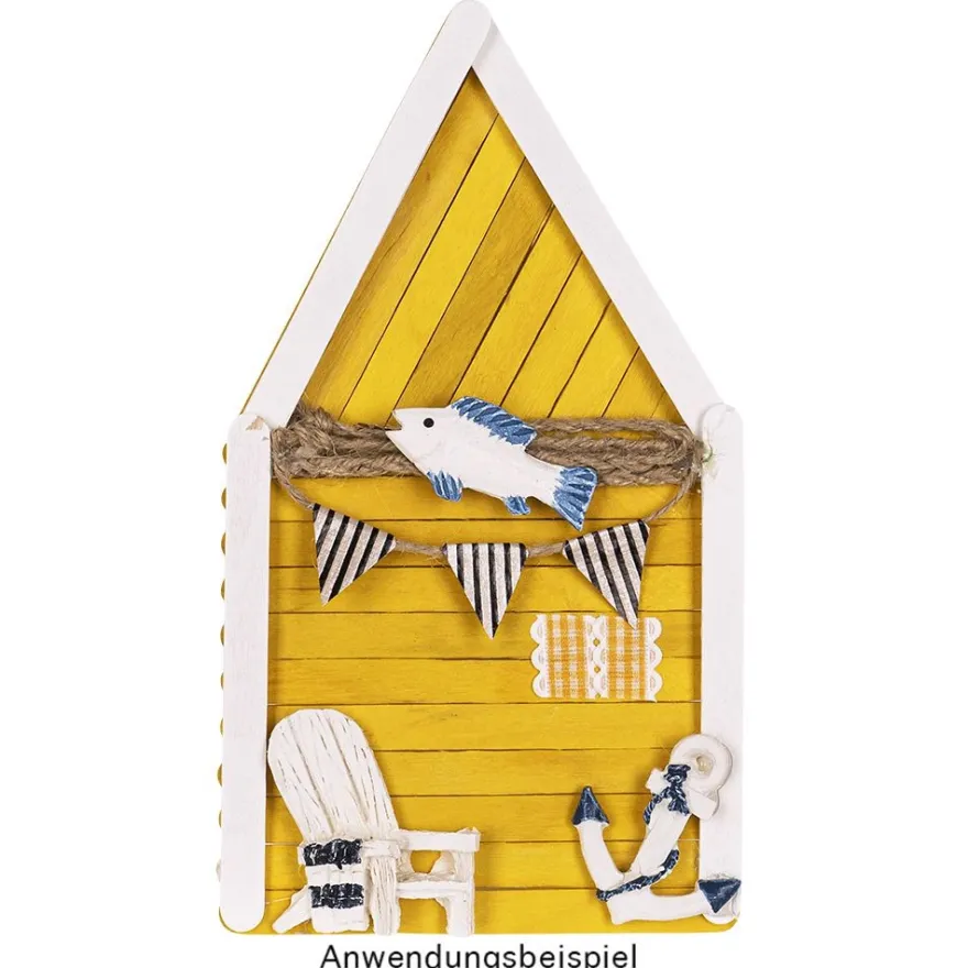 Relief-Figuren, maritim, 10 Designs, 50 Stück