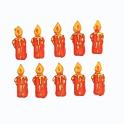 Relief-Kerzen, 2,5 x 1 cm, 10er Set