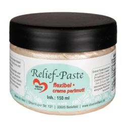 Relief-Paste, flexibel, creme-perlmutt, 150ml