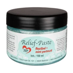 Relief-Paste, flexibel, mint-perlmutt, 150ml