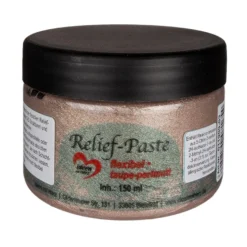 Relief-Paste, flexibel, taupe-perlmutt, 150ml