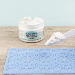 Relief-Paste, flexibel, weiß-perlmutt, 150ml