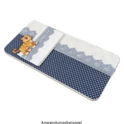 Relief-Sticker in Holz-Optik, Zootiere 2, 18x17,5cm