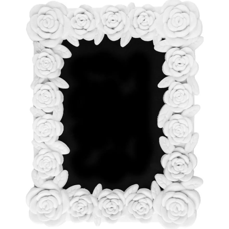 Relief-Wechselrahmen, Design 5, weiß, 17cm x 22cm, für Fotos 10cm x 15cm