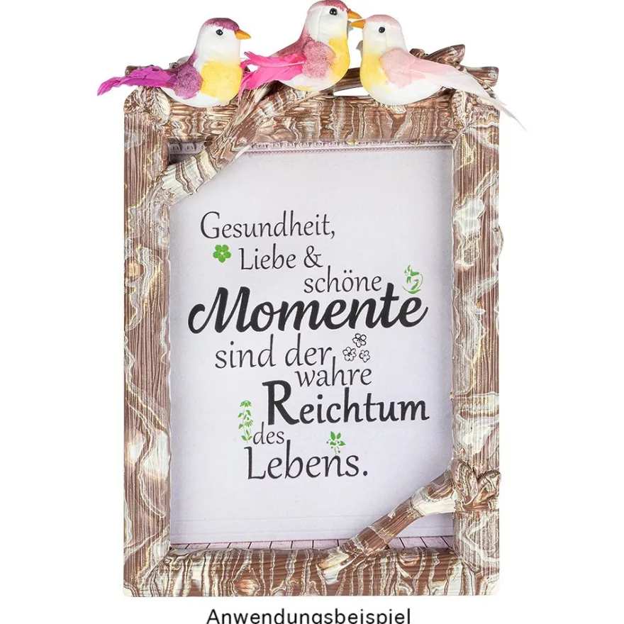 Relief-Wechselrahmen, Design 6, weiß, 15,4cm x 23cm, für Fotos 13cm x 18cm