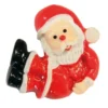 Relief-Weihnachtsmänner, liegend, 2 x 2 cm, 10 Stück