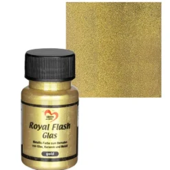 Royal Flash Glas, gold, 50ml